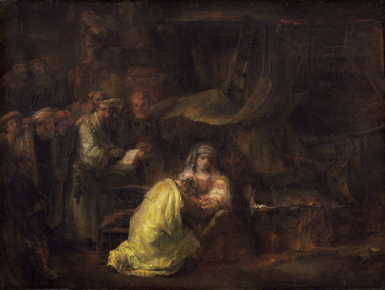 Omskjæringen, 1661 av Rembrandt van Rijn