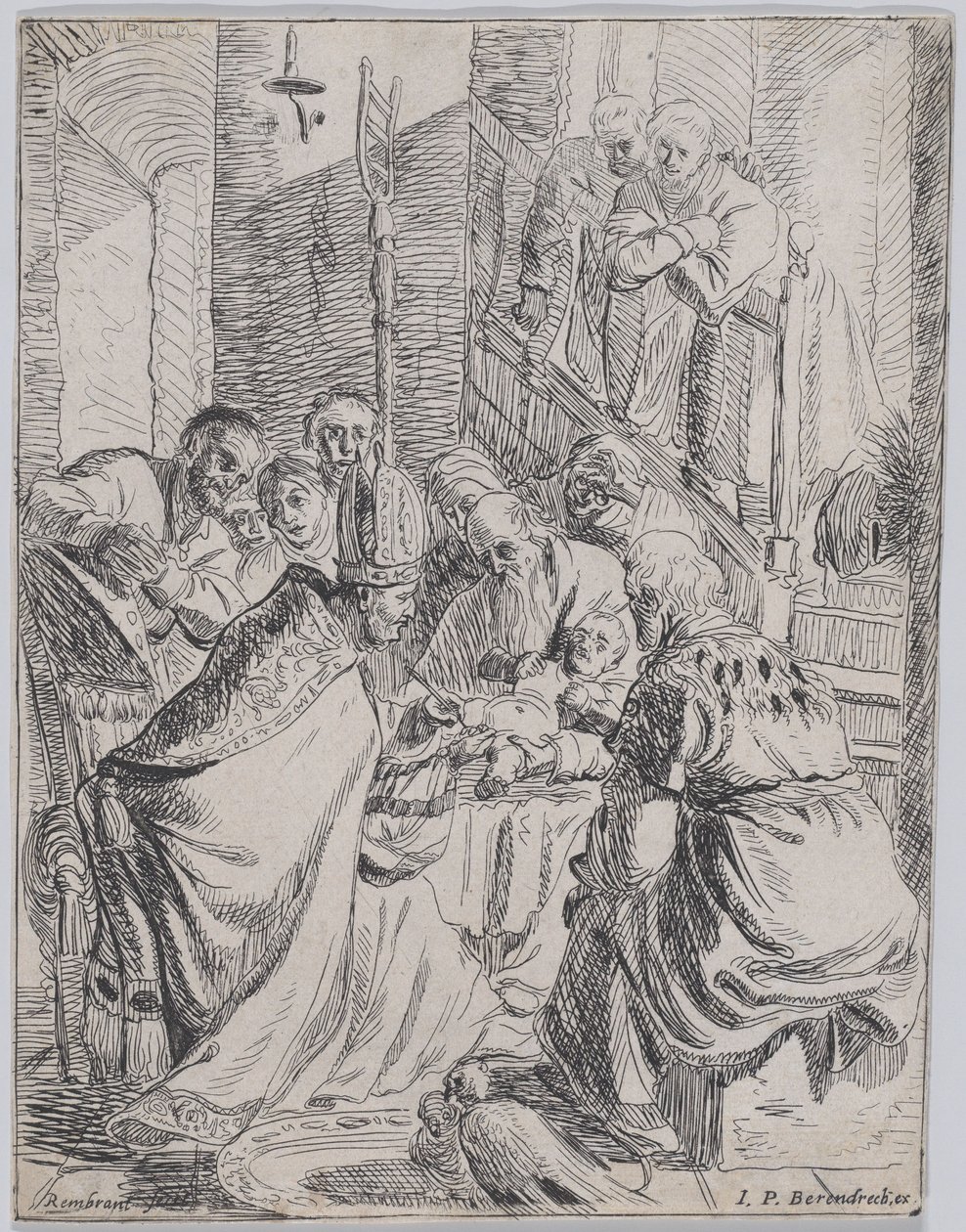 Omskjæringen, ca. 1625., ca. 1625. av Rembrandt van Rijn