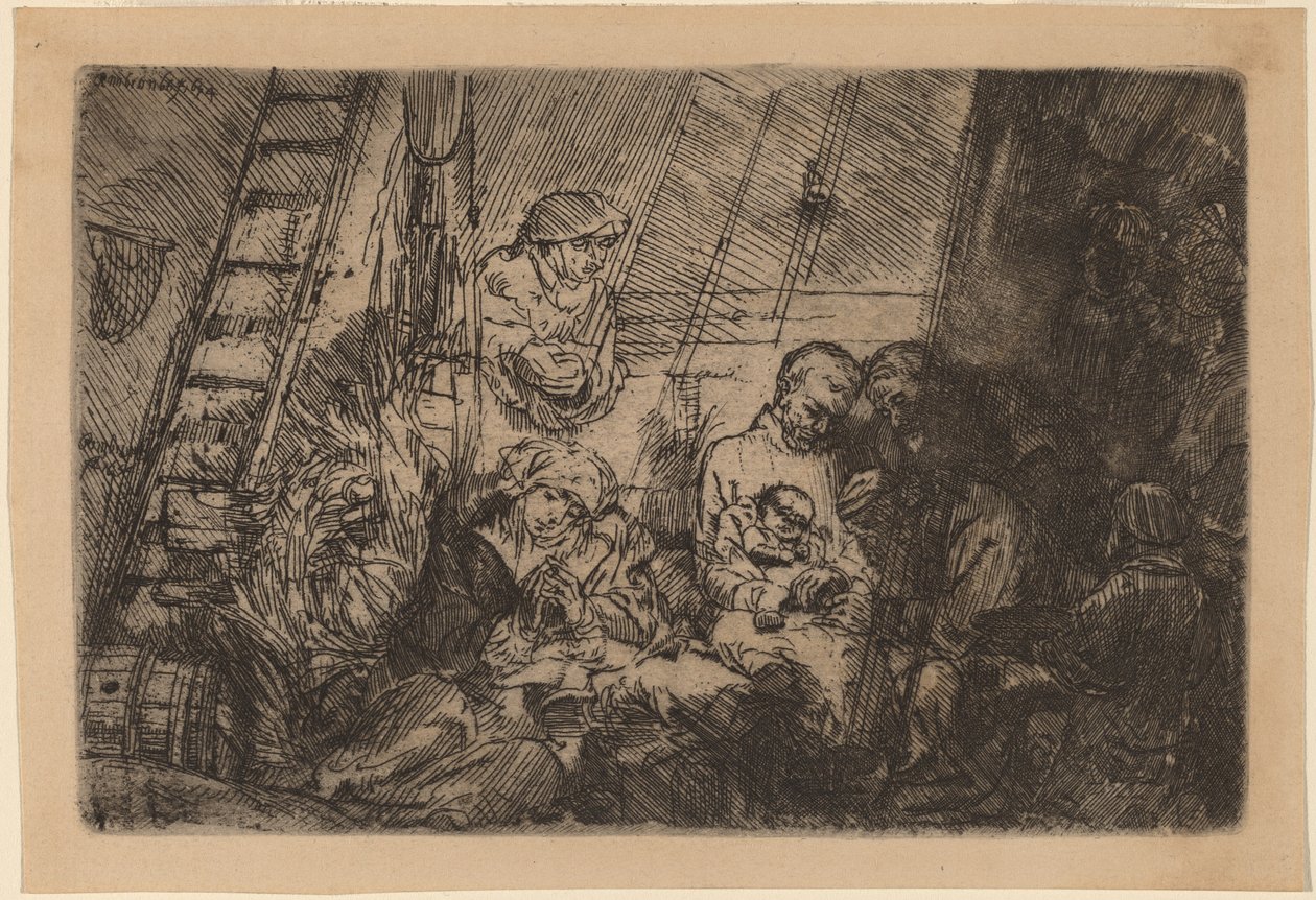 Omskjæringen i stallen av Rembrandt van Rijn