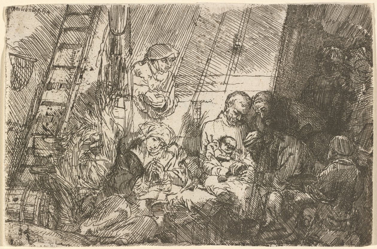 Omskjæringen i stallen av Rembrandt van Rijn