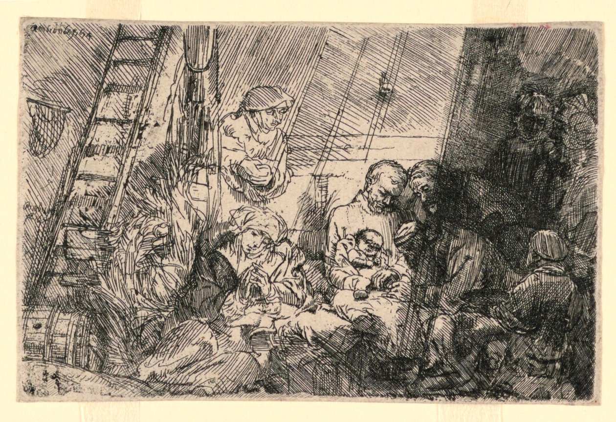 Omskjæringen i stallen av Rembrandt van Rijn