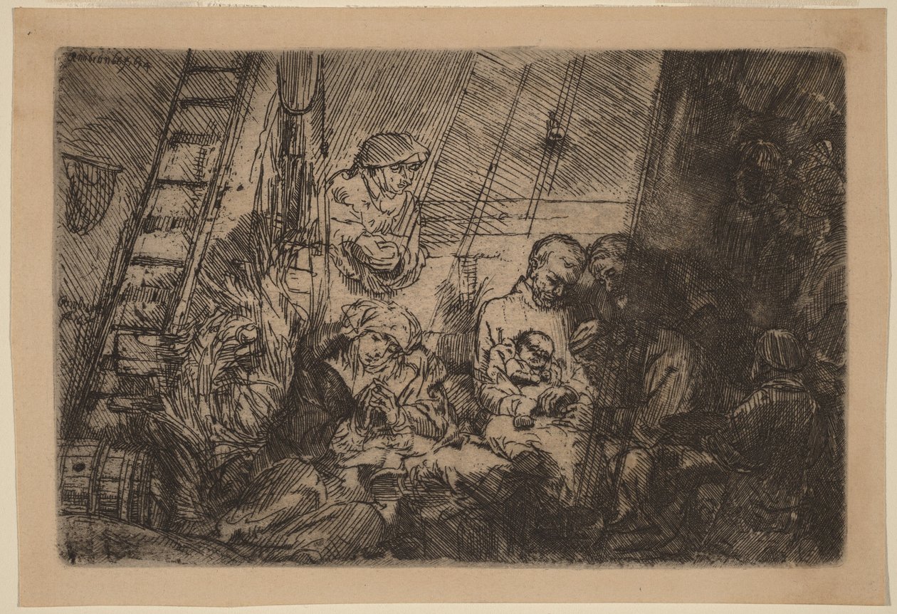 Omskjæringen i stallen av Rembrandt van Rijn
