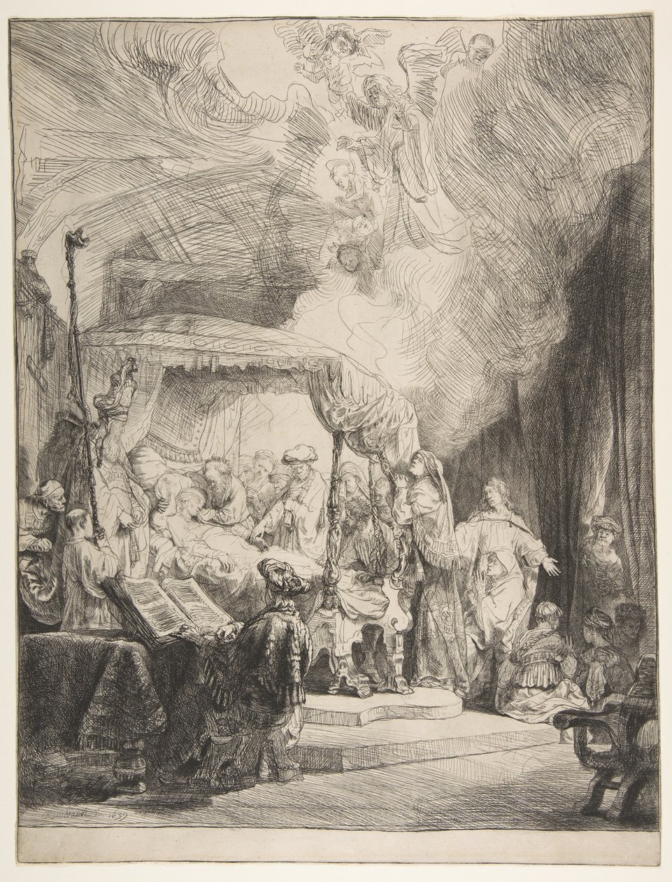 Jomfruens død, 1639. av Rembrandt van Rijn