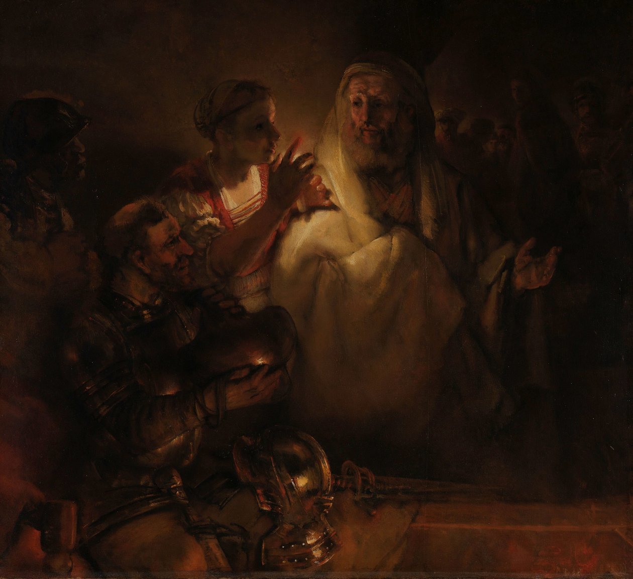 Fornektelsen av St. Peter av Rembrandt van Rijn
