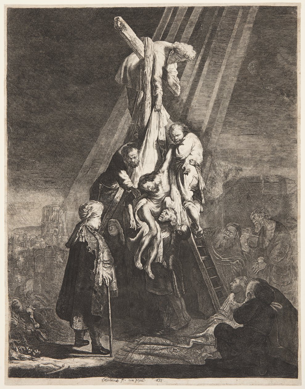 Nedstigningen fra korset av Rembrandt van Rijn