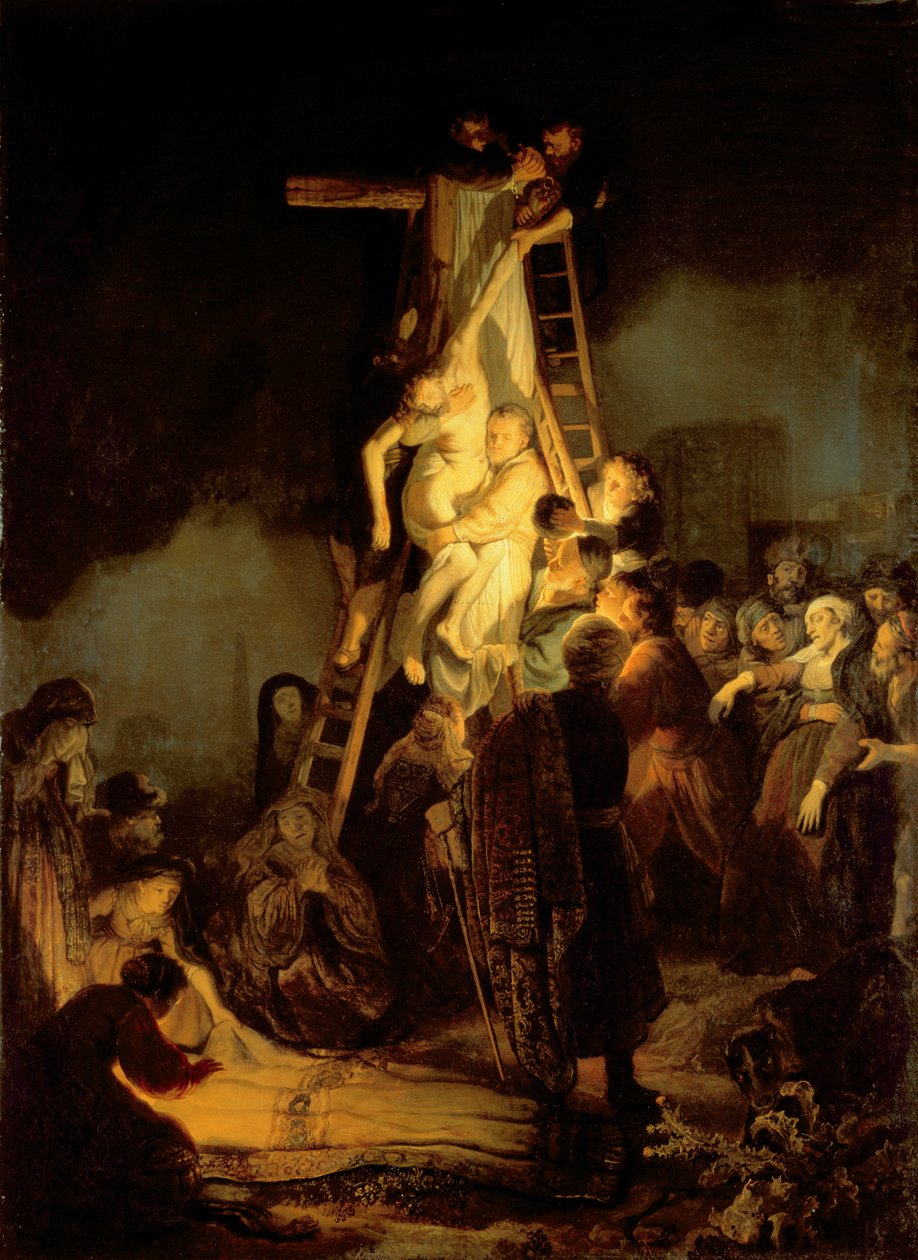Nedstigningen fra korset, 1634 av Rembrandt van Rijn