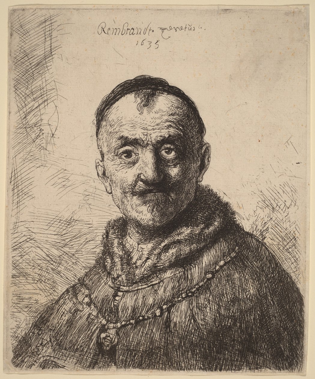 Den første orientalske lederen av Rembrandt van Rijn