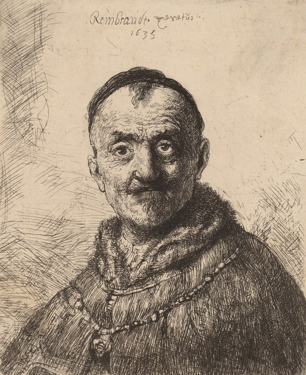 Det første orientalske hodet, 1635. av Rembrandt van Rijn