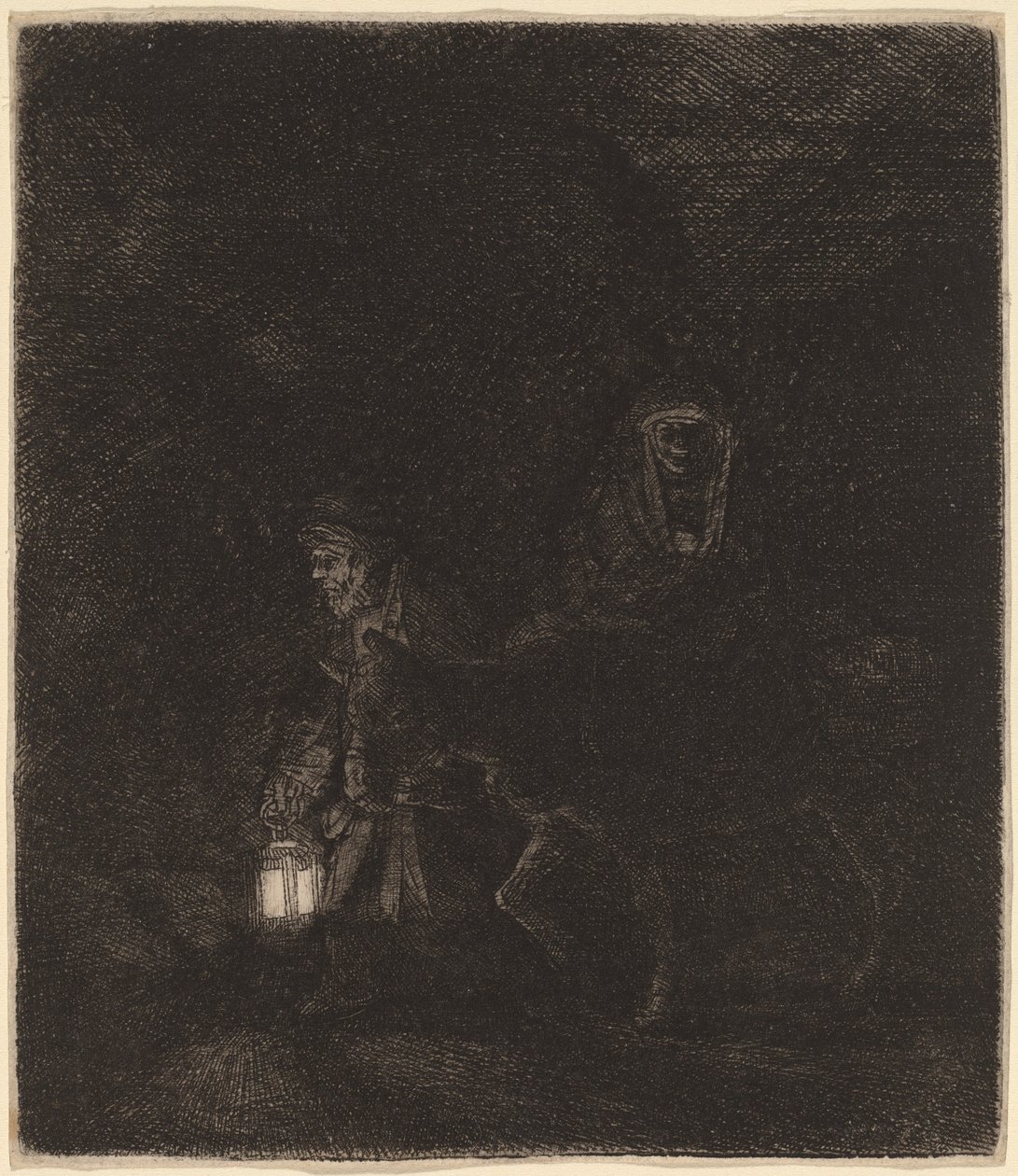 Flykten til Egypt av Rembrandt van Rijn