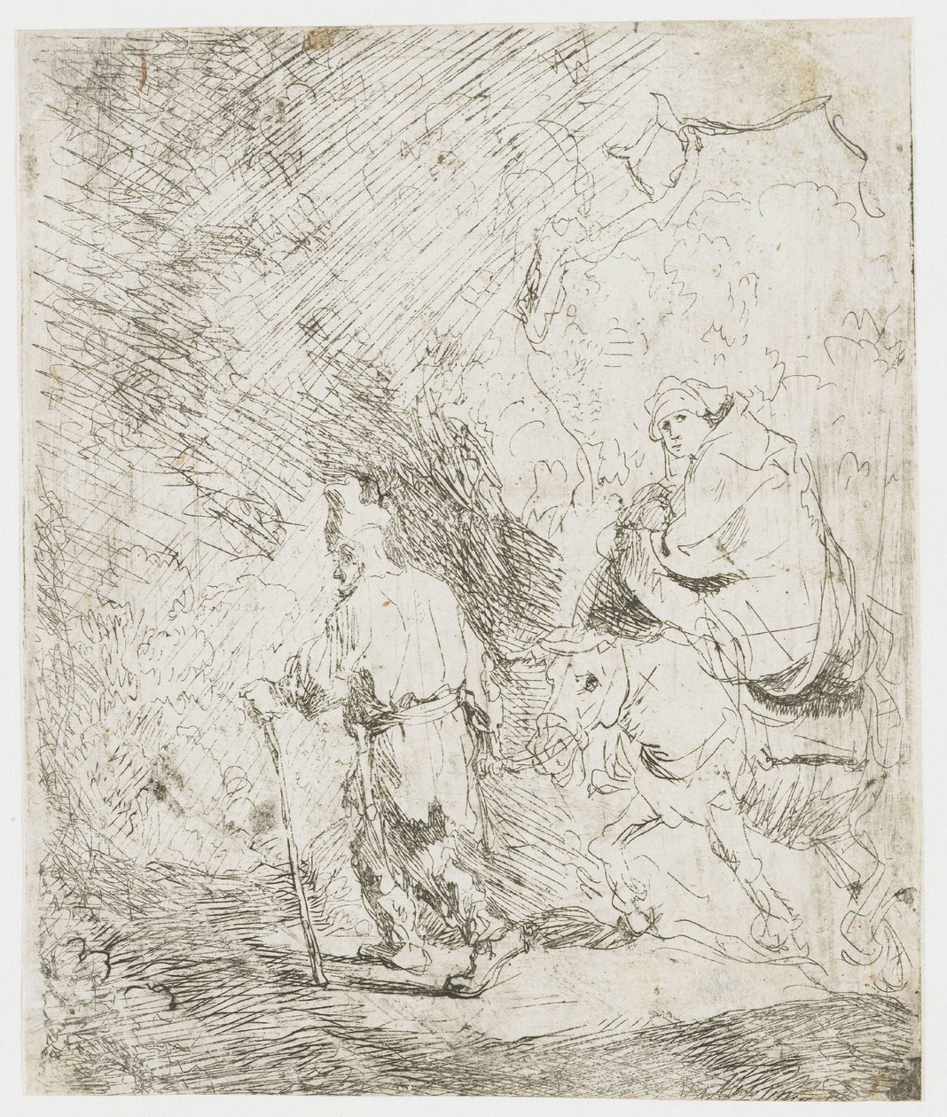 Flukten til Egypt av Rembrandt van Rijn