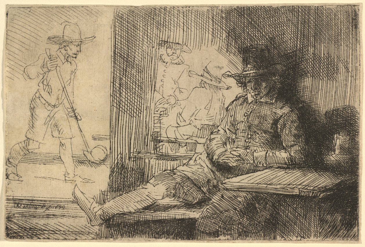 Golfspilleren av Rembrandt van Rijn