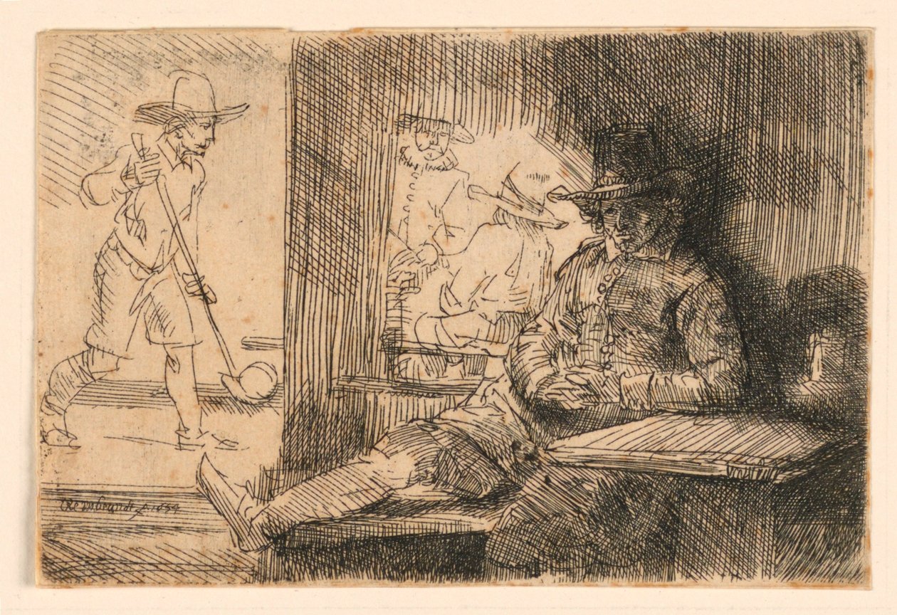 Golfspilleren av Rembrandt van Rijn