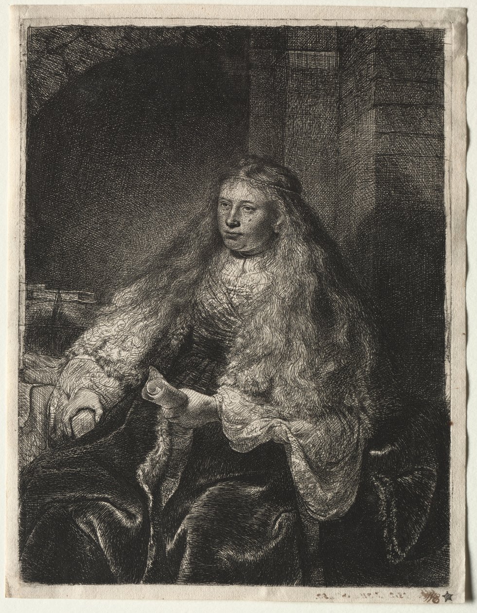 Den store jødiske bruden av Rembrandt van Rijn