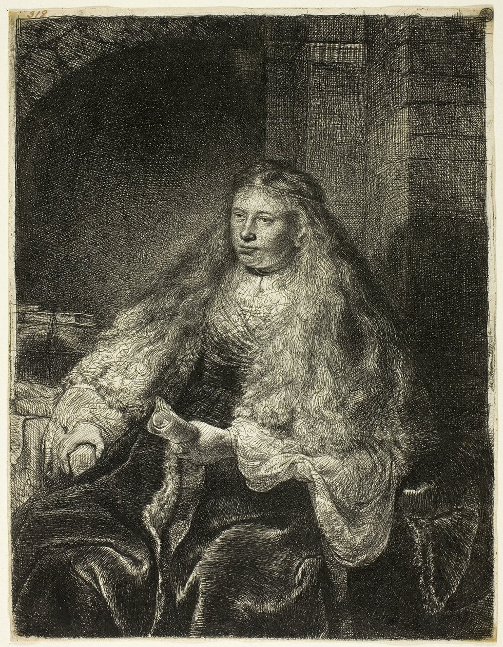 Den store jødiske bruden av Rembrandt van Rijn