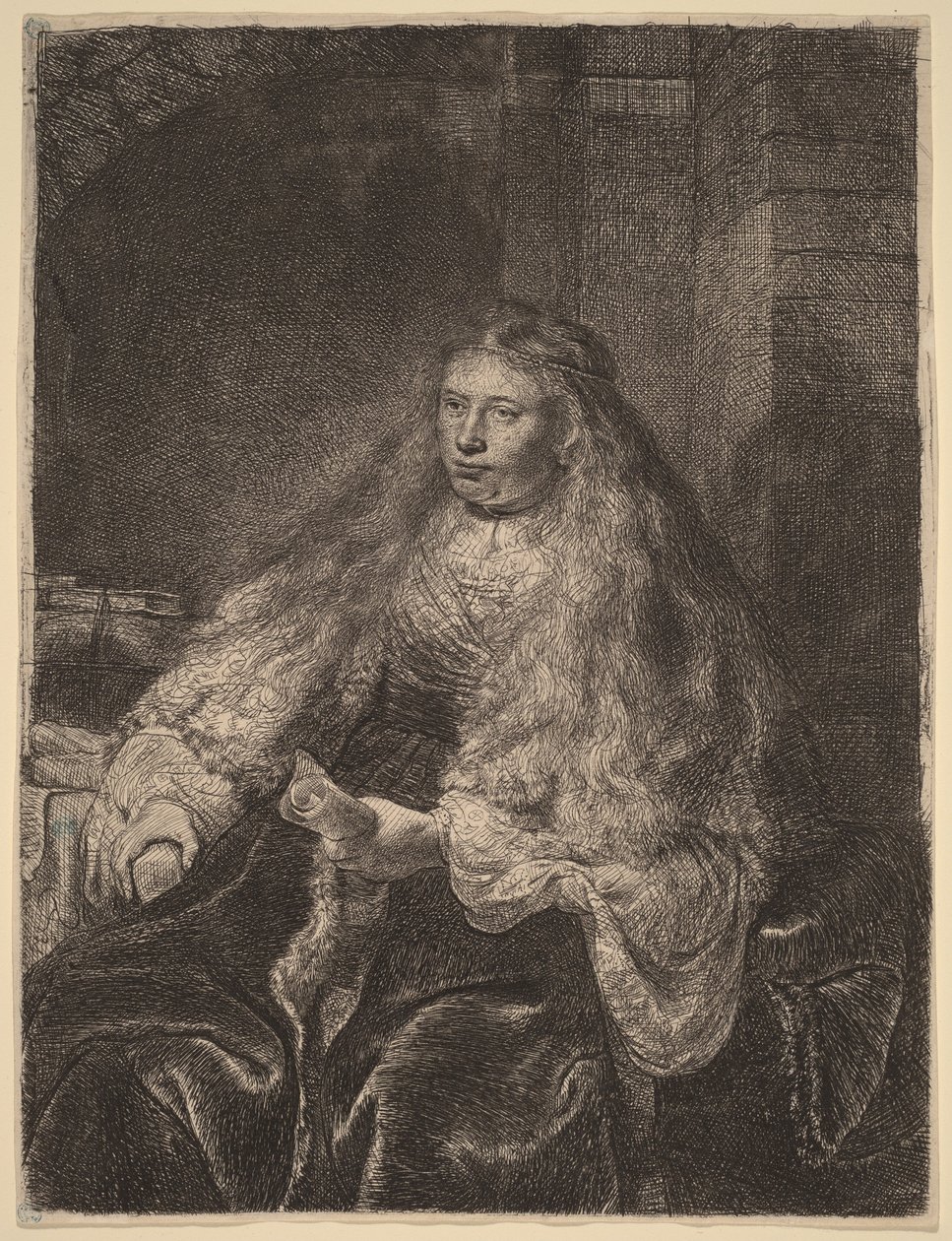 Den store jødiske bruden av Rembrandt van Rijn