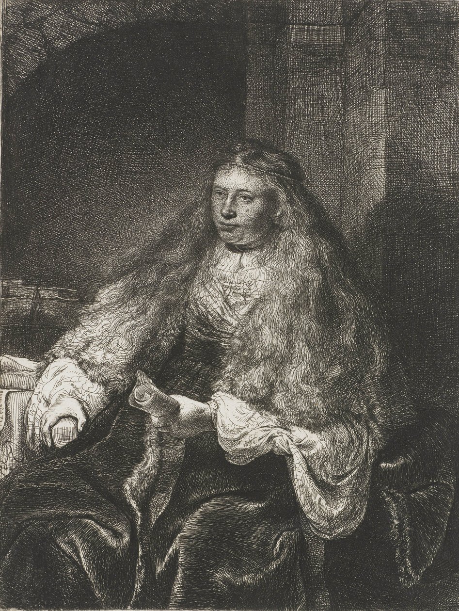 Den store jødiske bruden, 1635 av Rembrandt van Rijn