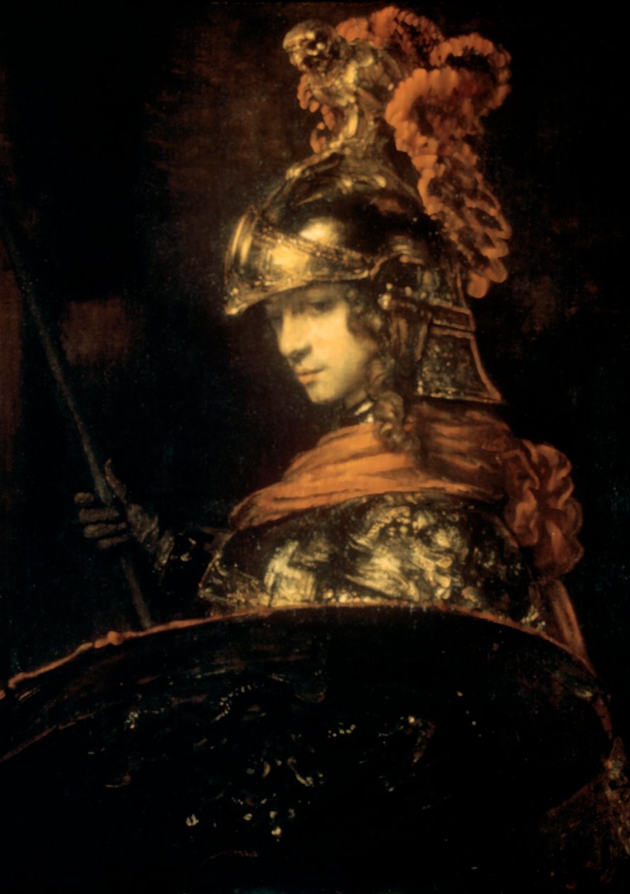 The Guard, 1600-tallet av Rembrandt van Rijn