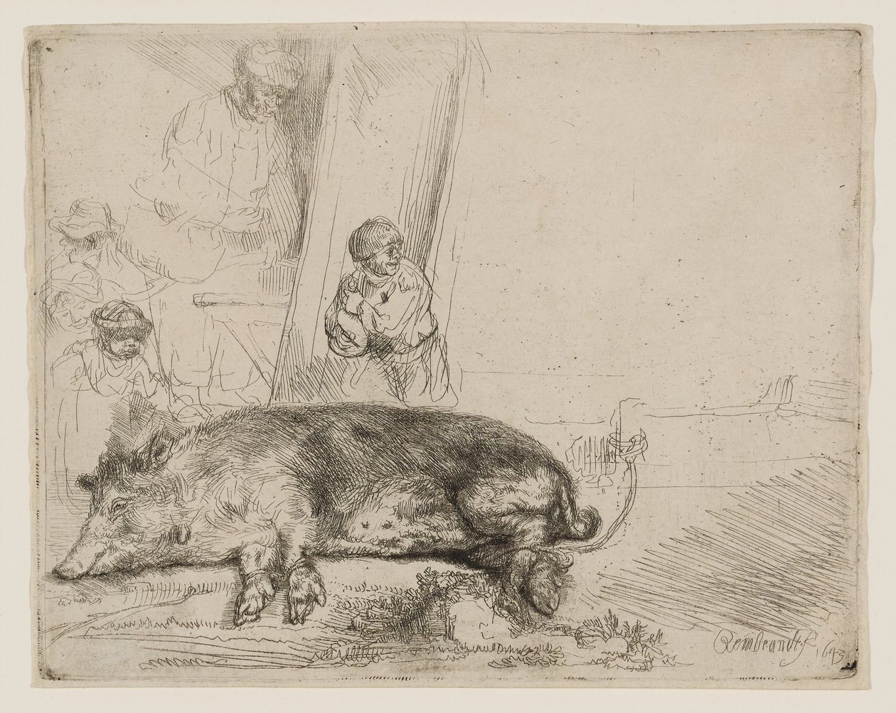 The Hog av Rembrandt van Rijn