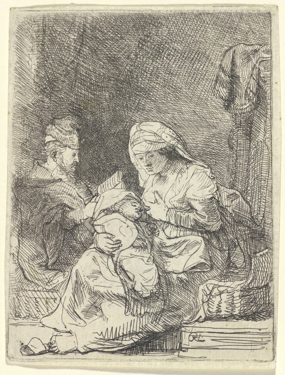 Den hellige familie av Rembrandt van Rijn
