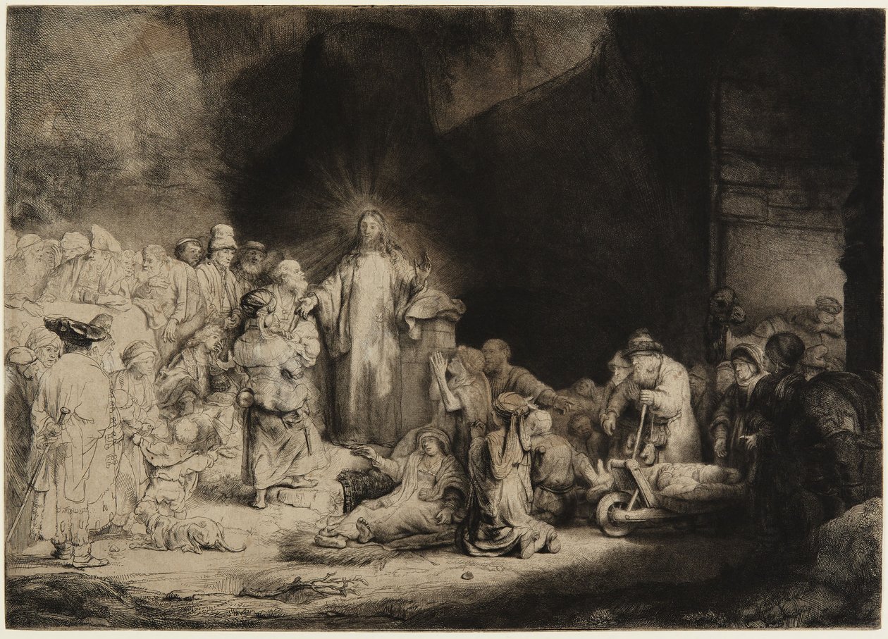 «De hundre gulden-trykket» av Rembrandt van Rijn