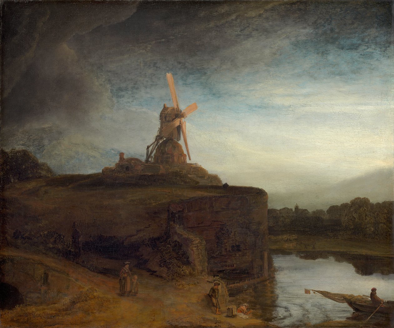 The Mill, 1645-48 av Rembrandt van Rijn