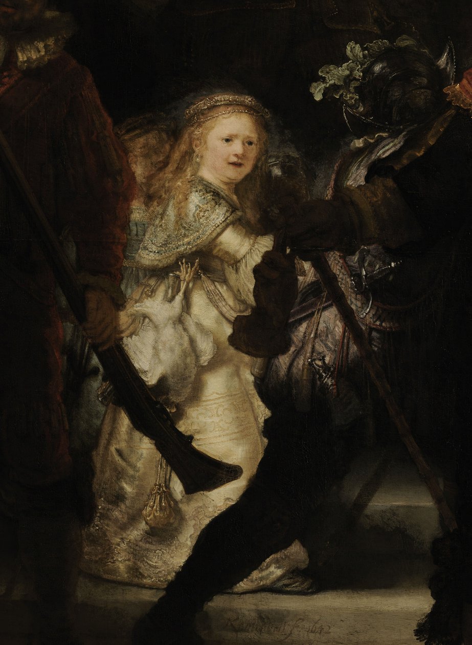 Nattevaktdetaljen, 1642 av Rembrandt van Rijn