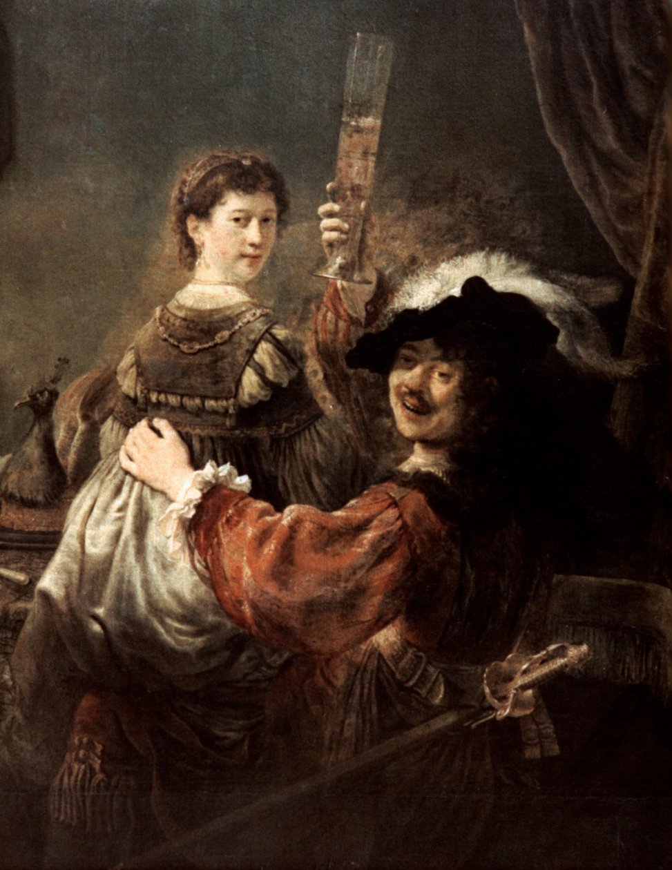 Den fortapte sønn i tavernaen Rembrandt og Saskia, c1635. av Rembrandt van Rijn