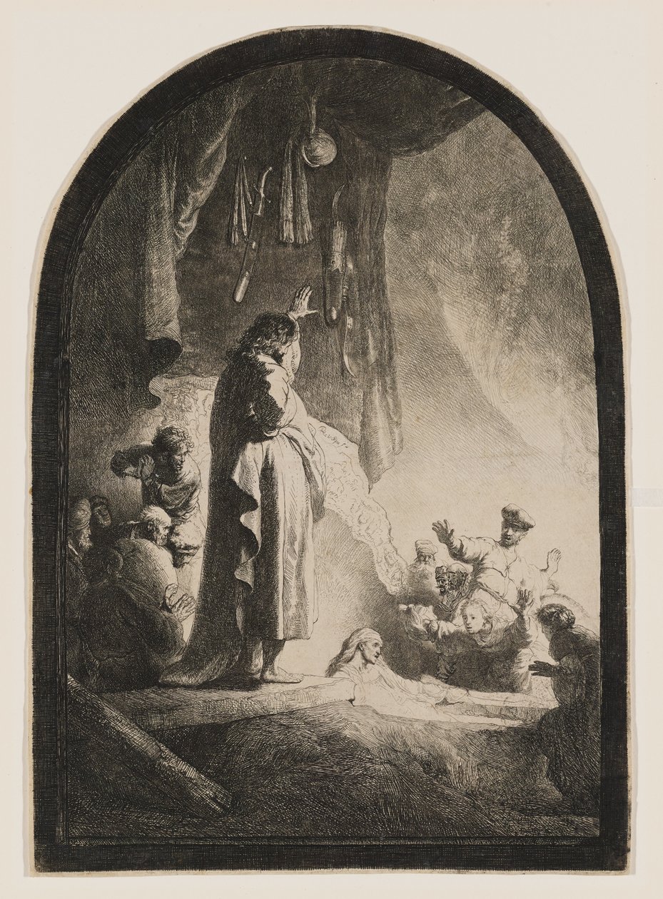 Oppvekkelsen av Lasarus av Rembrandt van Rijn
