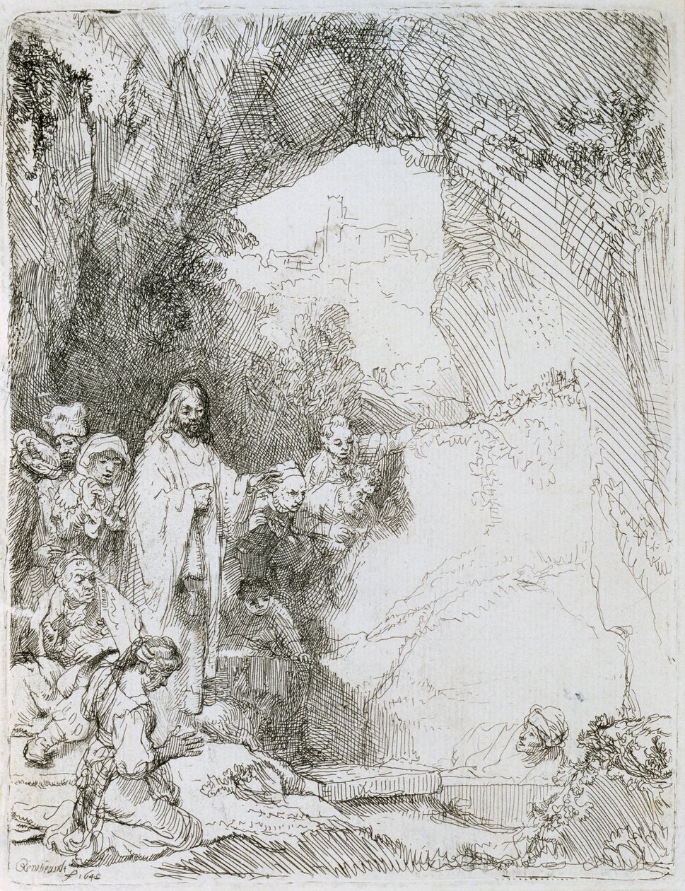 The Raising of Lasarus, 1642 av Rembrandt van Rijn