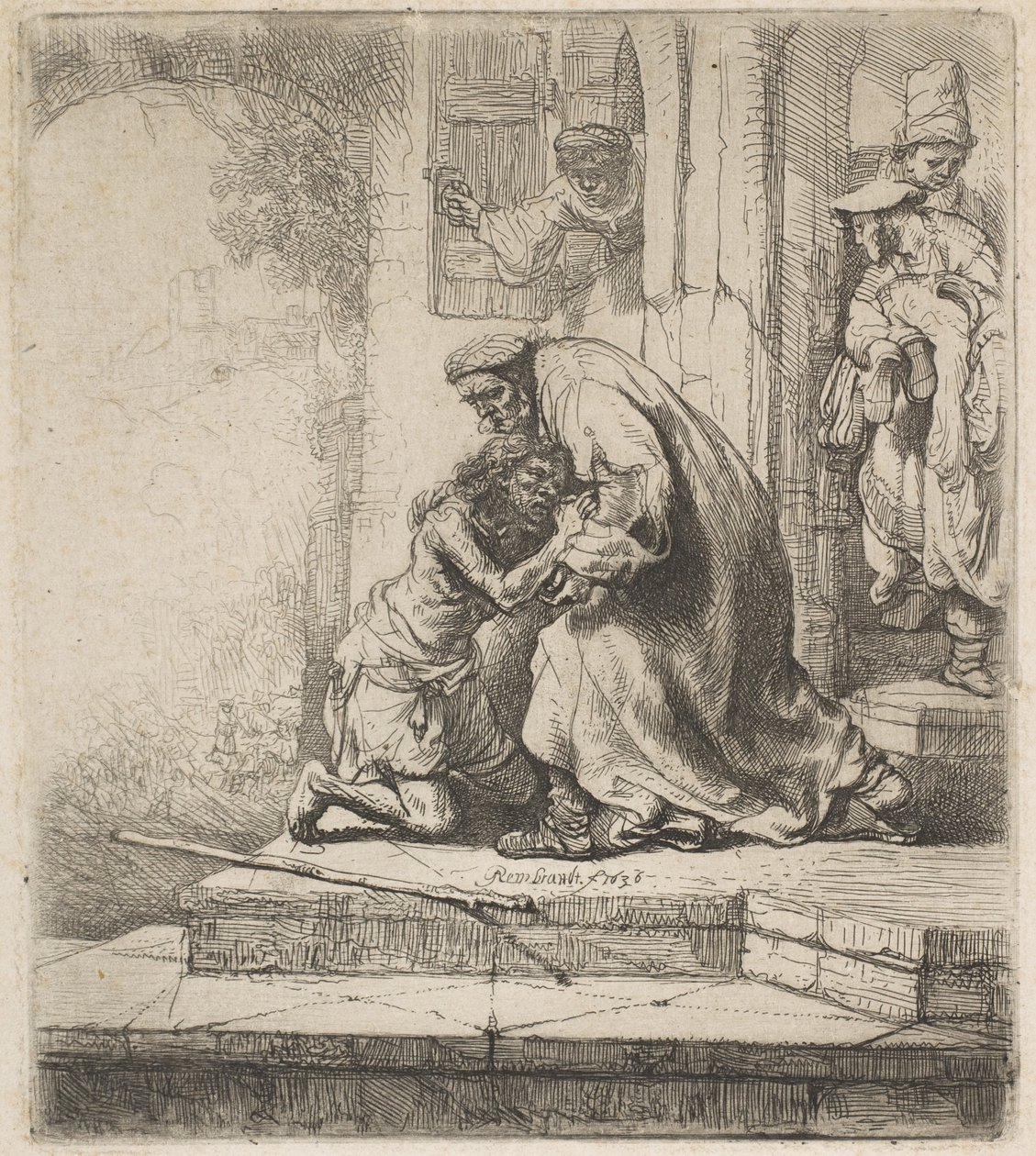The Return of the Prodigal Son, 1636. av Rembrandt van Rijn