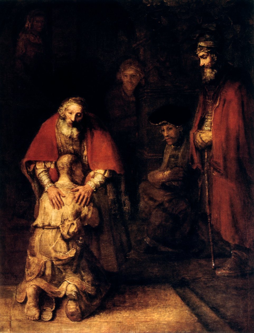 The Return of the Prodigal Son, c1668 av Rembrandt van Rijn