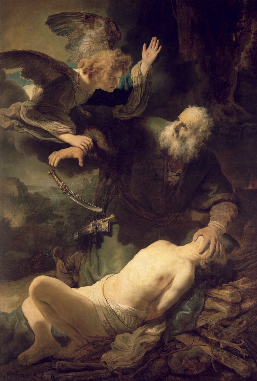Abrahams offer, 1635 av Rembrandt van Rijn