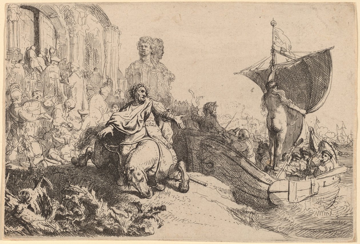 Lykkeskipet av Rembrandt van Rijn