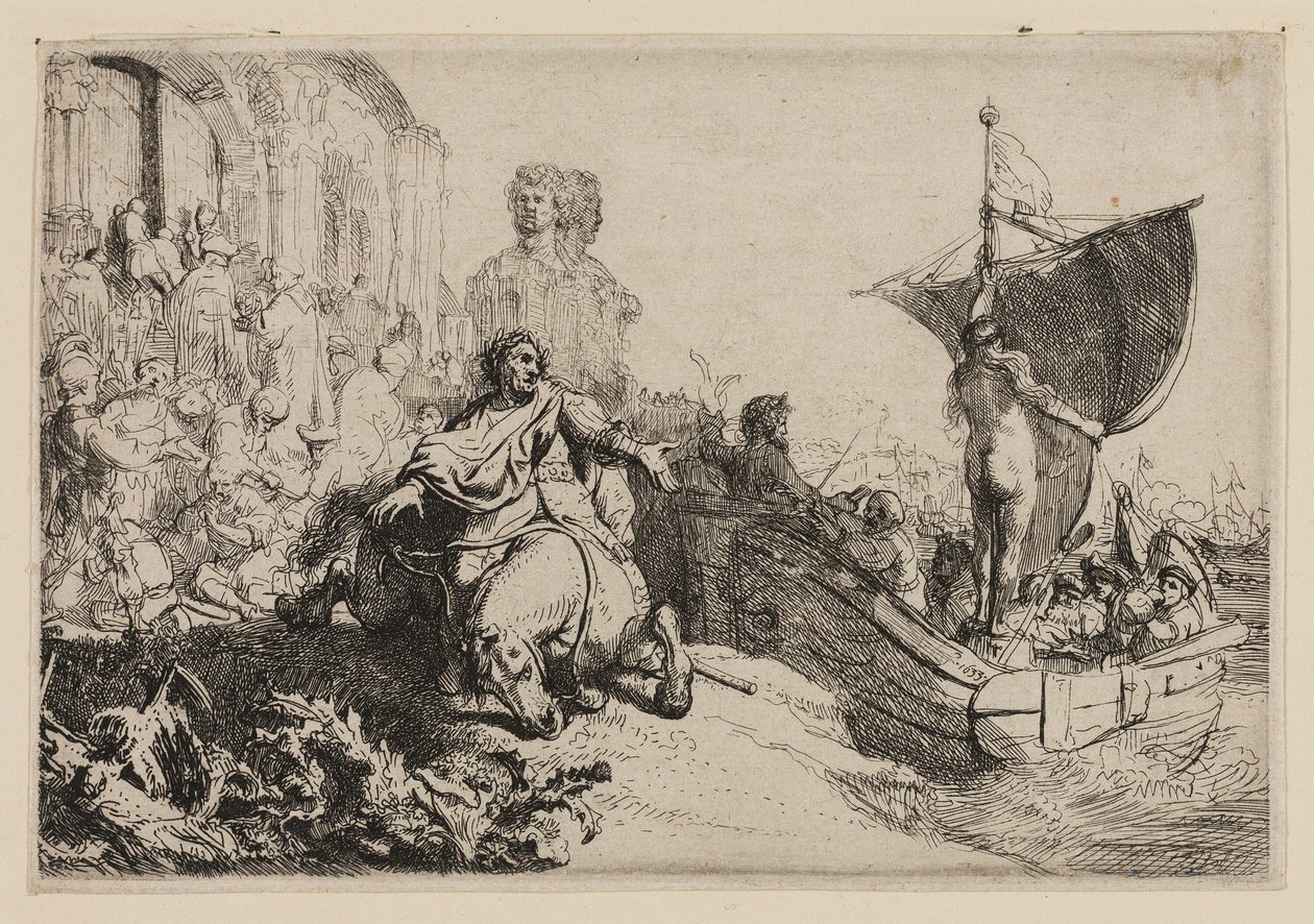 Lykkeskipet av Rembrandt van Rijn