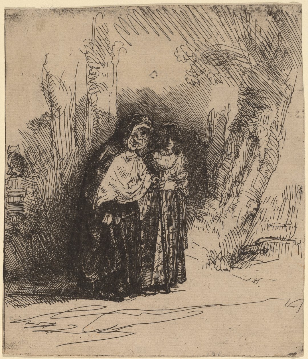 Den spanske sigøyneren "Preciosa" av Rembrandt van Rijn