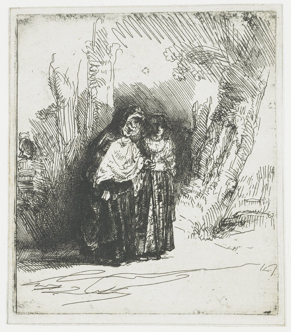 Den spanske sigøyneren Preciosa av Rembrandt van Rijn