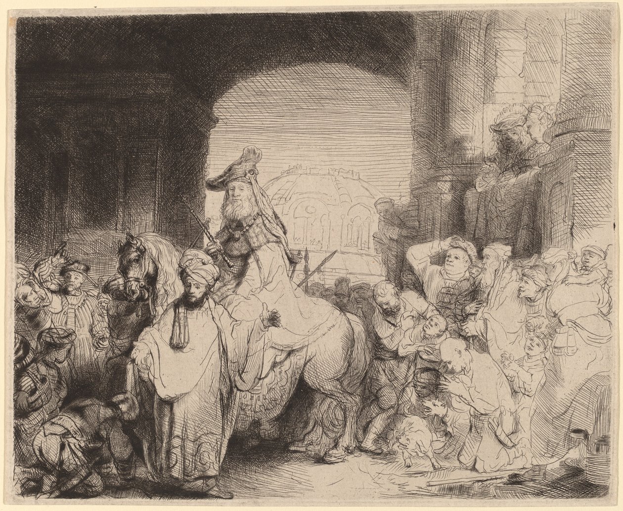 Mordekais triumf av Rembrandt van Rijn