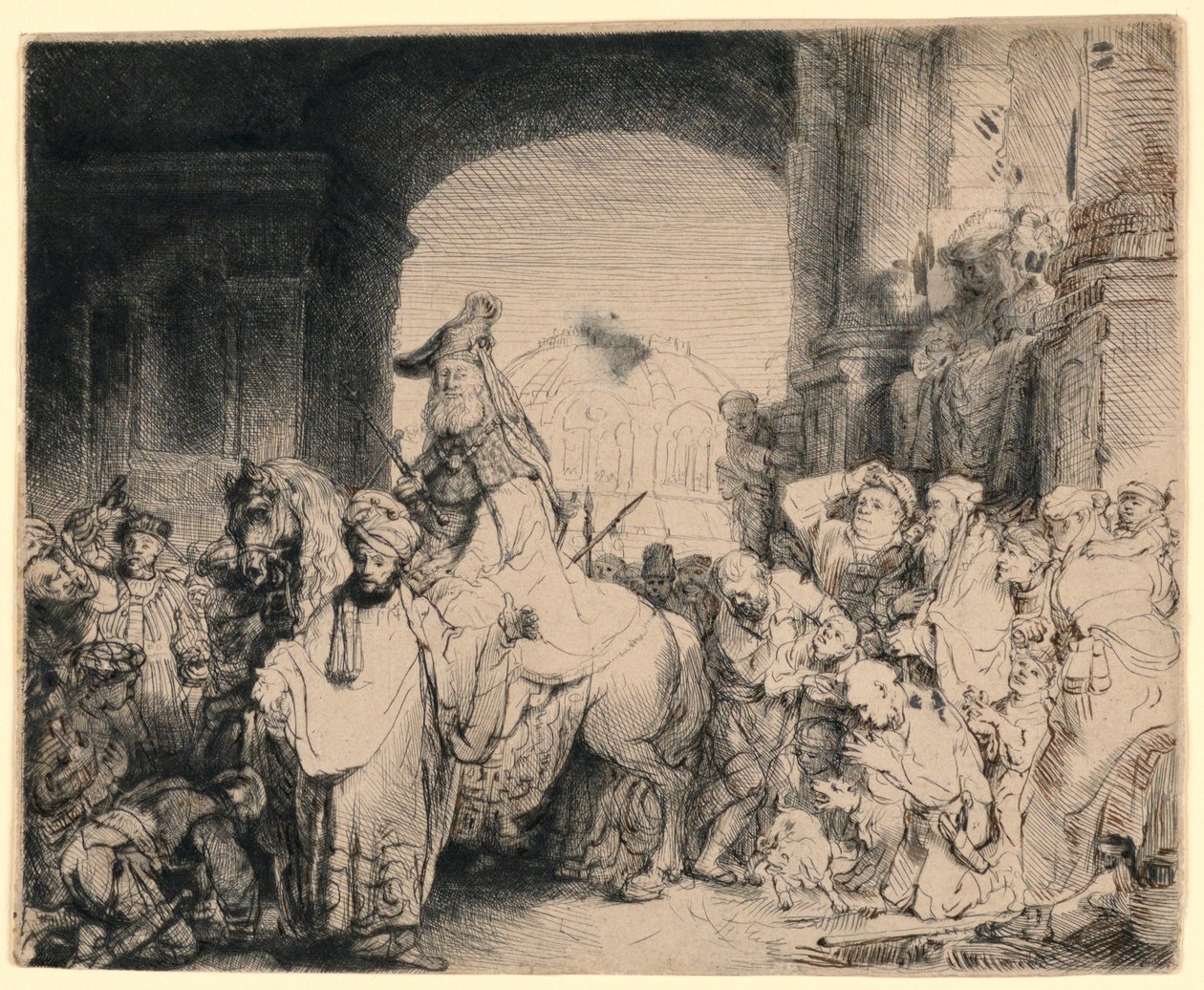 Mordekais triumf av Rembrandt van Rijn
