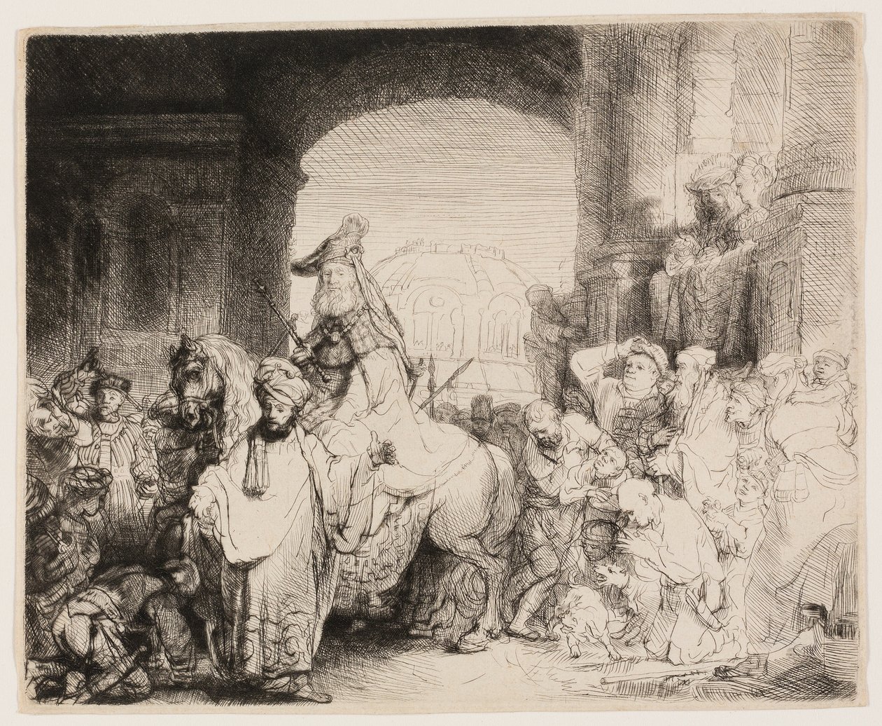 Mordekais triumf av Rembrandt van Rijn