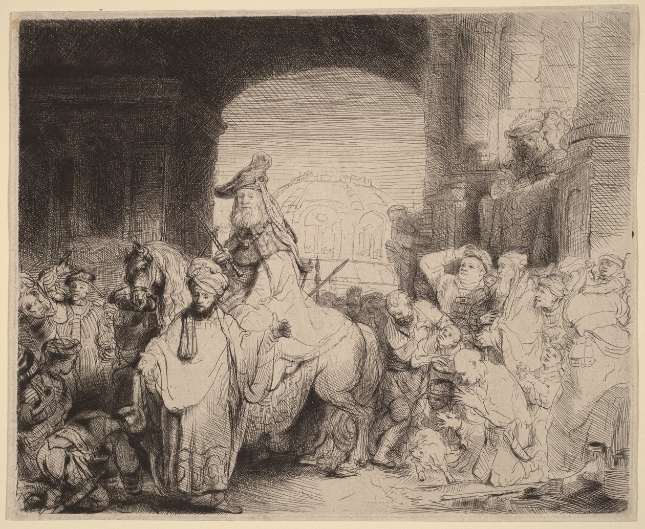 Mordekais triumf av Rembrandt van Rijn