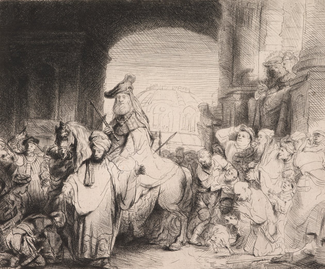 Mordekais triumf av Rembrandt van Rijn