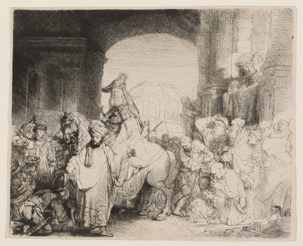 Mordekais triumf av Rembrandt van Rijn