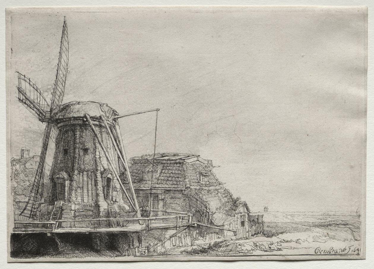 Vindmøllen av Rembrandt van Rijn