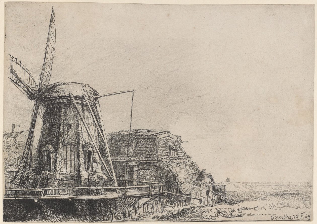 Vindmøllen av Rembrandt van Rijn