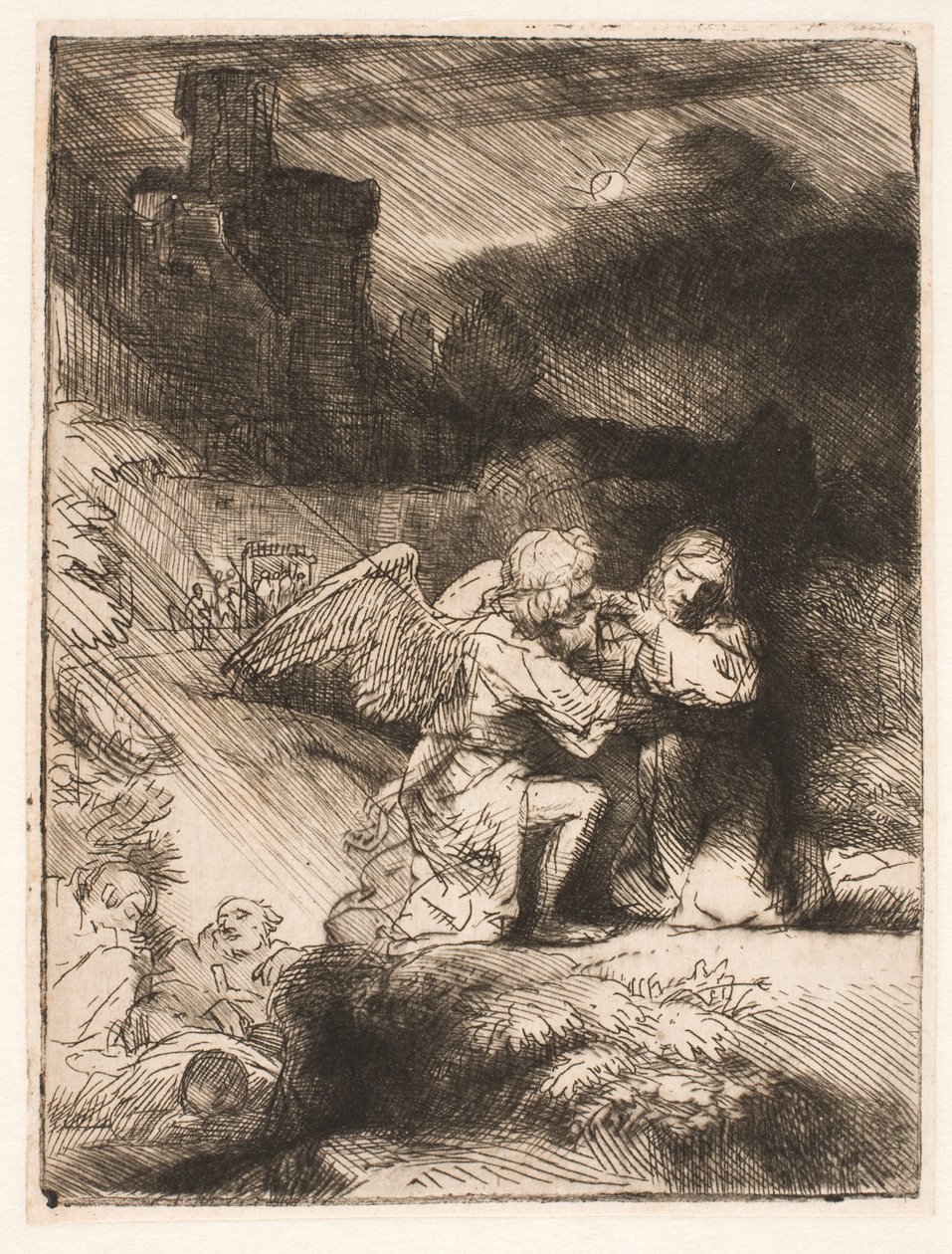 Lidelsen i hagen av Rembrandt van Rijn