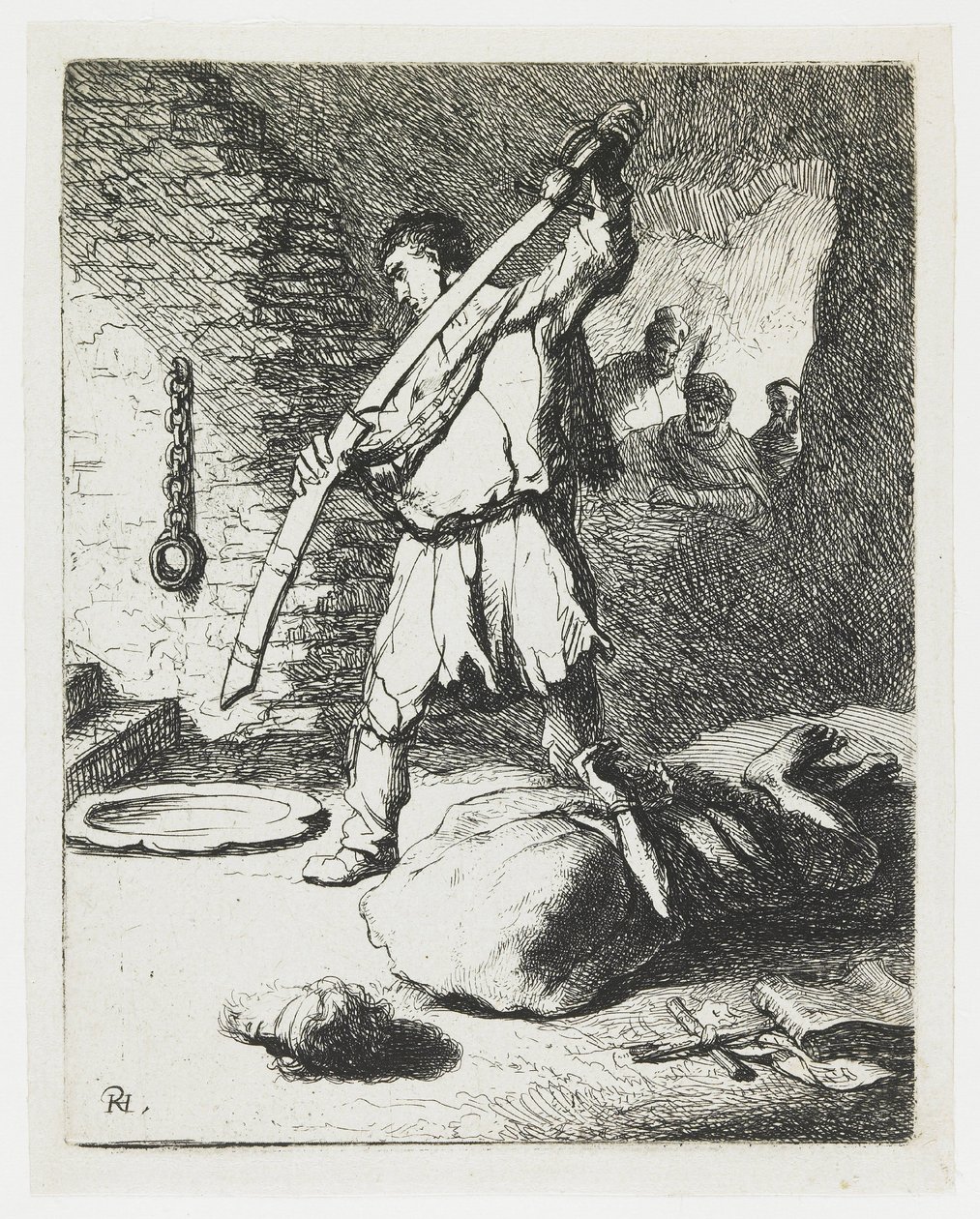 Halshuggingen av Johannes Døperen av Rembrandt van Rijn