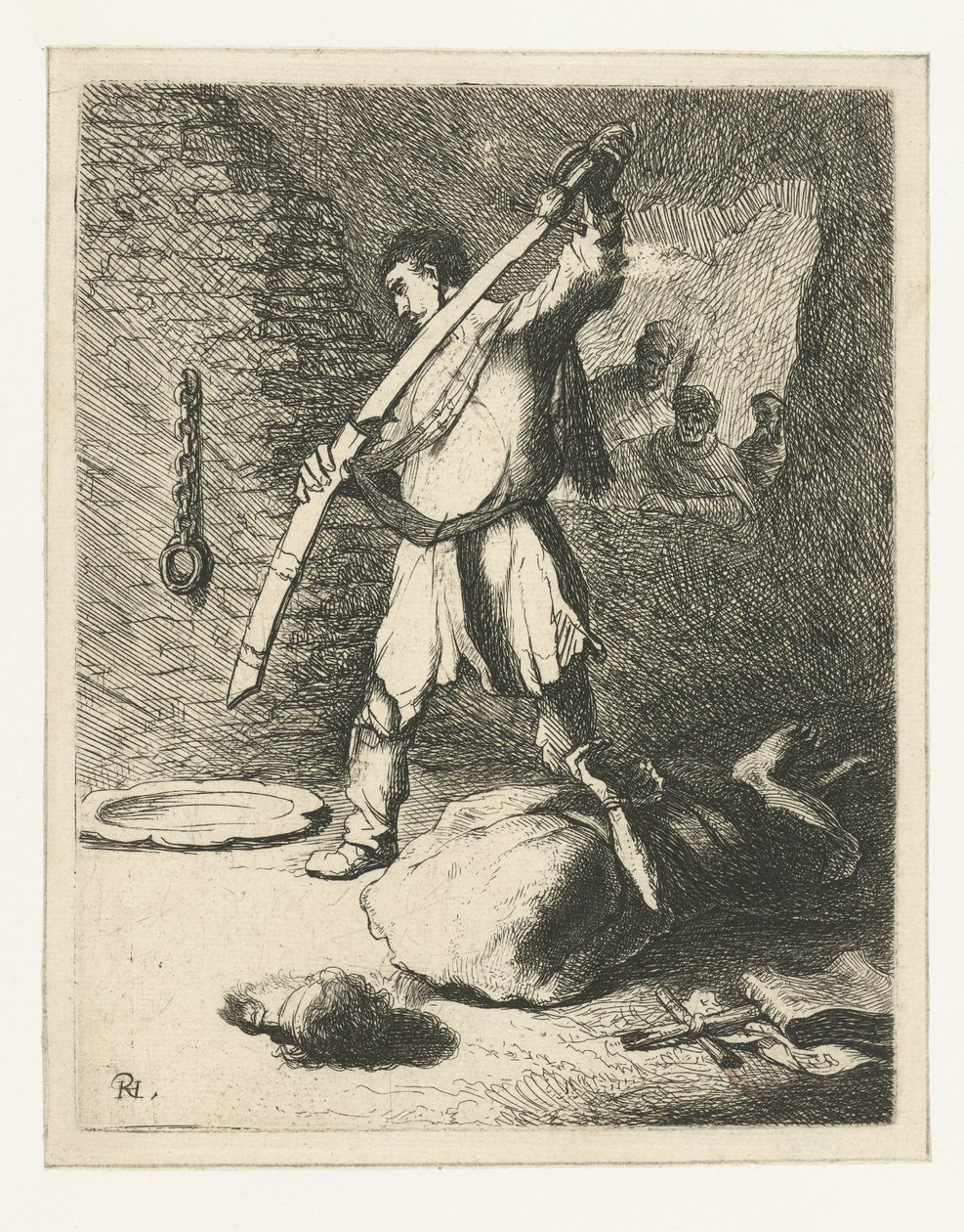Halshuggingen av Johannes Døperen av Rembrandt van Rijn