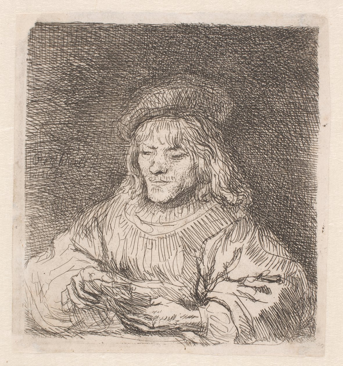 Kortspilleren av Rembrandt van Rijn