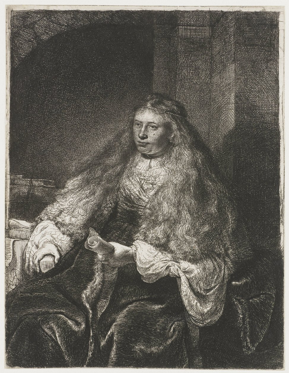 Den store jødiske bruden av Rembrandt van Rijn