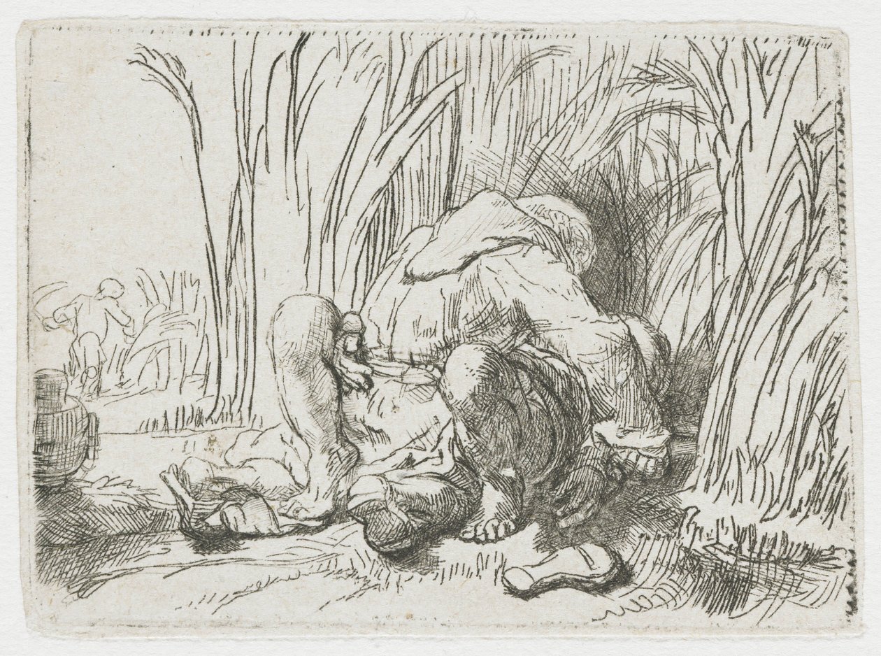 Munken i kornåkeren av Rembrandt van Rijn
